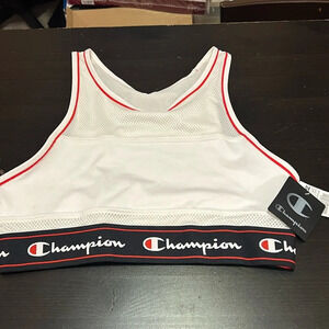 Women’s Champion white sports bra 2-19